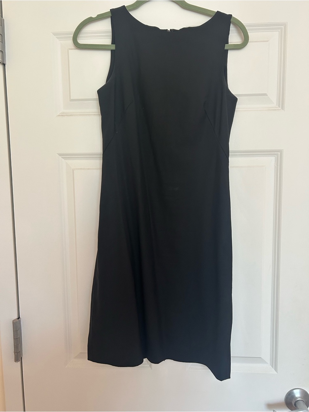 Theory Black Sleeveless Mini Sheath Dress